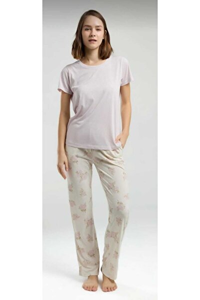Pierre Cardin Women's Short Sleeve Pajama Set -9005