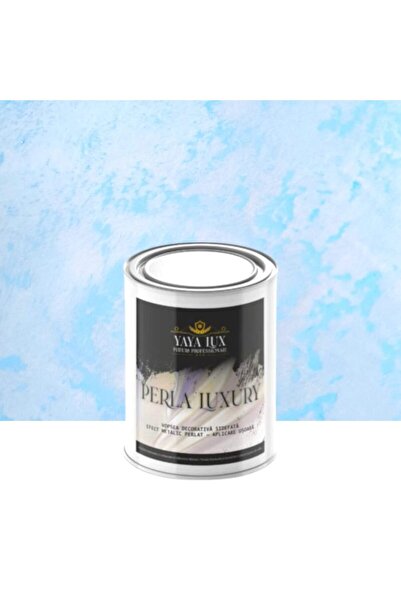 YaYa Color Luxury Decorative Paint, Perla Luxury with Pearl Flakes, Light Blu...