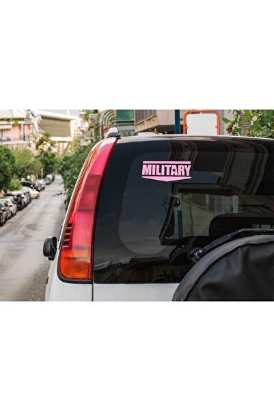 Oracal Car tuning sticker ''Military'', 20x15 cm, pink