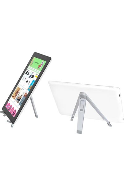 AZONEE Adjustable Tablet Stand, Portable Metal Kickstand for 7-16" Tablets