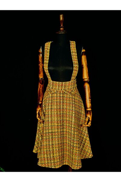 Sihirli Düğmeler Suspender Skirt