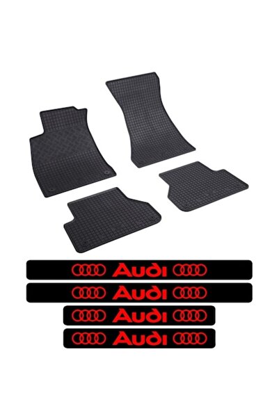Rigum Covorașe de cauciuc Audi A4 B9 (Sedan, 11.2015-prezent) + 4 autocolante...