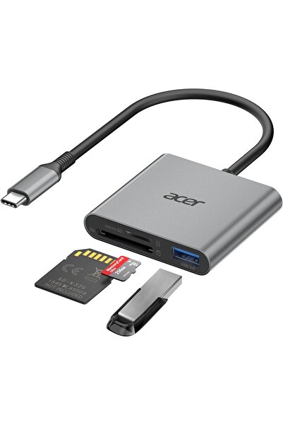 ACER قارئ بطاقات SD USB C مع USB 3.0