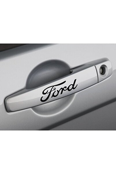 STICKERS STORE Set de 4 autocolante pentru mânerele ușilor - FORD, negru