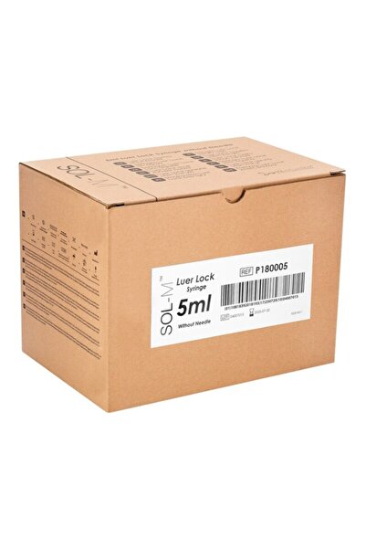 SOL-M 100 5 ml medical syringes without needle