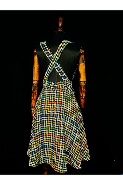 Sihirli Düğmeler Suspender Skirt