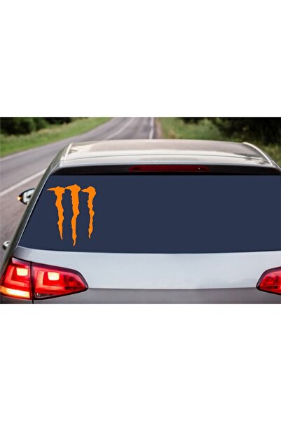 Oracal Car sticker "Monster", 17x13 cm, orange