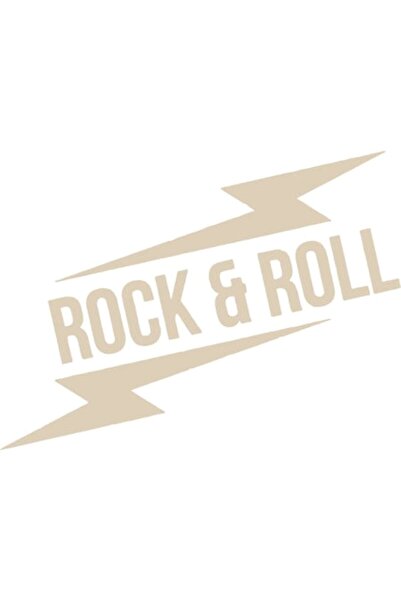 Oracal Sticker auto ''Rock a roll'', 18cm, alb