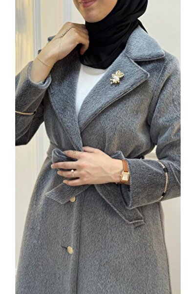 Tebrikler tekstil معطف شتوي نسائي من الفرو للموسم الجديد موديل G3420