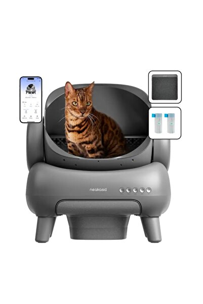Neakasa M1 Üstü Açık Kendi Kendini Temizleyen Akıllı Kedi Kum Kabı (Basamaksız)