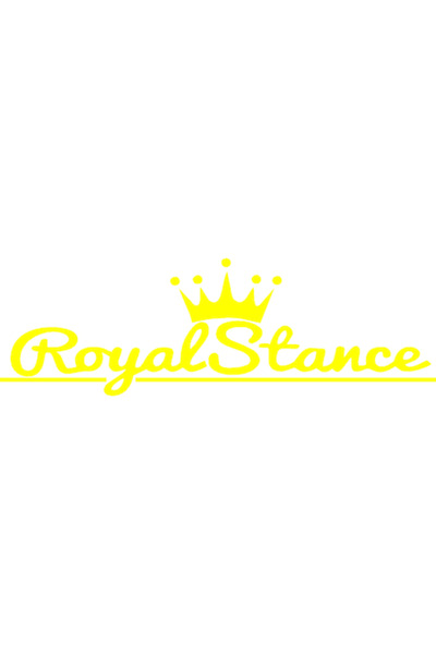 Oracal Sticker auto "Royal stance'', 40x13cm, galben