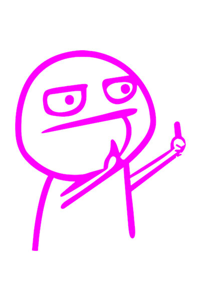 Oracal Sticker auto "Haios si furios'', 10x8cm, roz