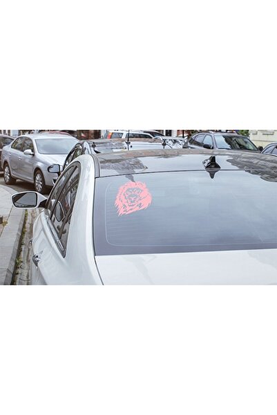 Oracal Car sticker "Leu v2", 17x16 cm, pink