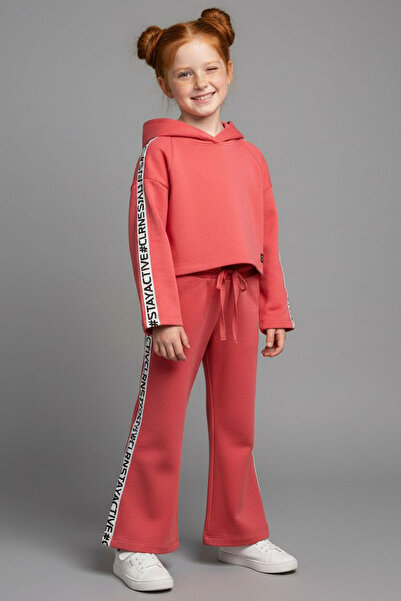 Colorinas Activepop Tracksuit Set 3 Thread Without Embroidery Stripe Detail