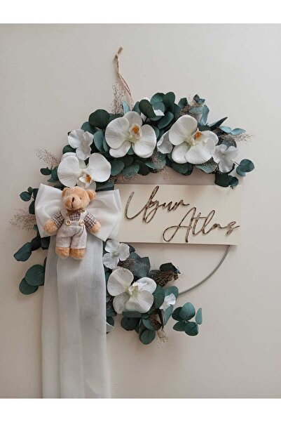 Moshi Design Big White Pearl Baby Room Door Ornament