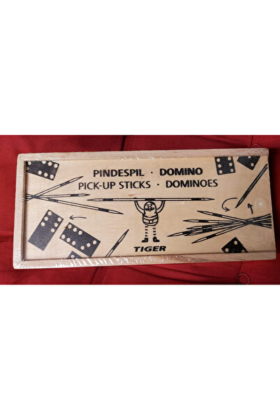 Calimera Toys لعبة الدومينو الخشبية وأعواد الميكادون