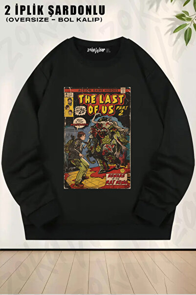 ZOKAWEAR Unisex Loose Fit The Last Of Us 2 Rat King Fan Art cu imprimeu Desig...