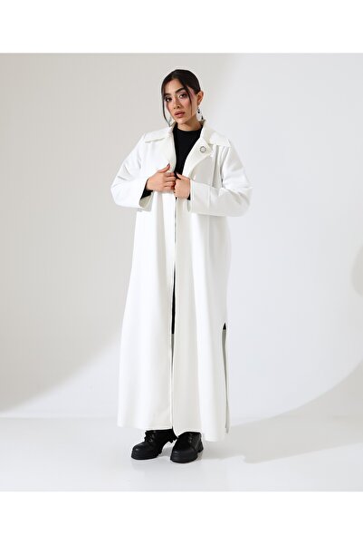 Fi'l Arz Fashion Women's Pearl Detail Plus Size Cardigan