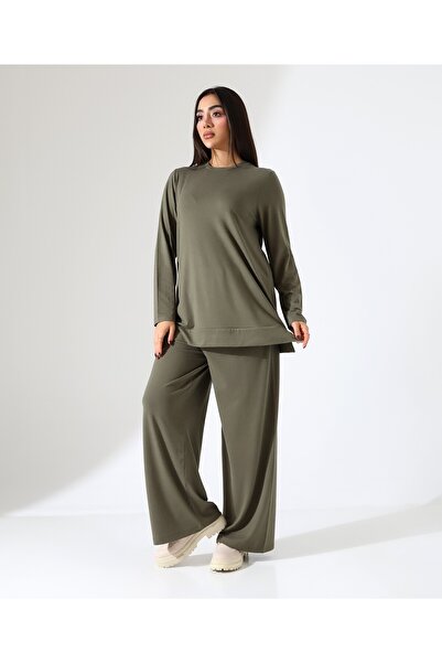 Fi'l Arz Fashion Women's Wool Viscose Plus Size Tunic