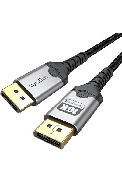007 DisplayPort 2.1 Cable 2m — 54 Gbps, Supports 16K@60Hz, 8K@120Hz, 4K@240Hz, HDR10
