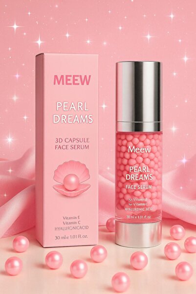 MEEW Pearl Dreams Yüz Serumu 3D Capsule Topçuklu Serum E Vitamini C Vitamini ...