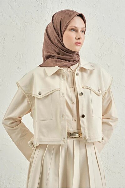 Armine 11 J. Silk Checkerboard Scarf