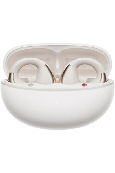 AyrStore C30 (QT33) Crossky Kablosuz Küpe Kulaklık 4 Mikrofon Enc Ipx5 Bluetooth 5.4 Beyaz