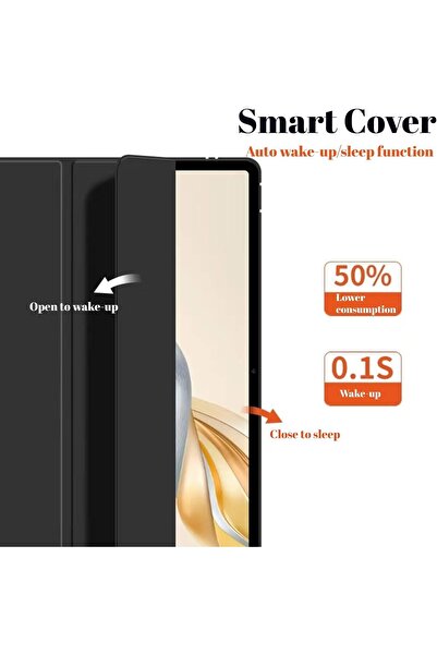 007 Vurtboly Slim Tri-fold TPU Shockproof Case with Stand for Honor Pad X9A 11.5" (2025)