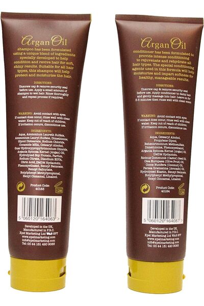 XHC Argon Oil Shampoo & Conditioner Set LARGE 300ml each