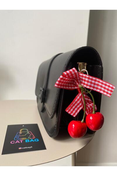 ÇANTA Cat Bag Kiraz Süsü Anahtarlık