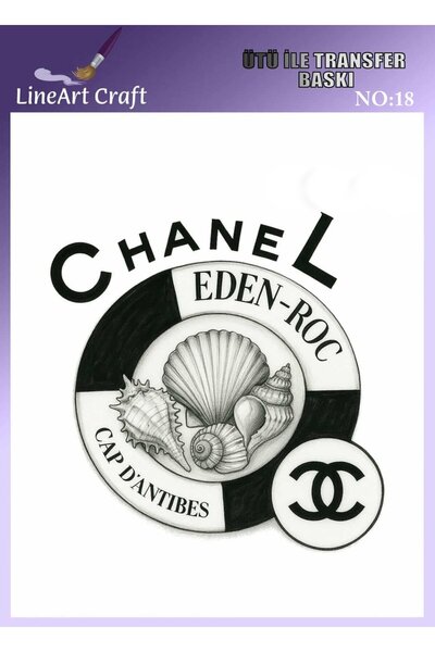 LİNEART Brand Pattern No: 18 Fabric Transfer Paper 20*20