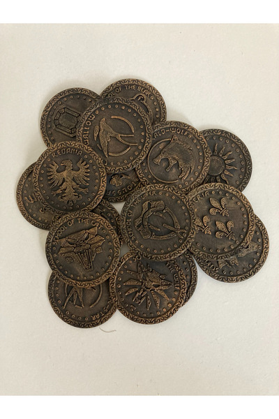 ATOLYETASBAHCE The Witcher Koleksiyon Madeni Jeton 16’lı Set