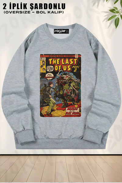 ZOKAWEAR Unisex Loose Fit The Last Of Us 2 Rat King Fan Art cu imprimeu Desig...