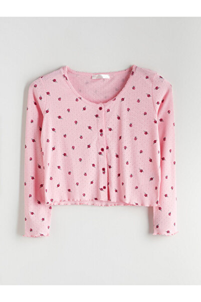 LC Waikiki Σετ γυναικεία πιτζάμα LCW DREAM Petite Crew Neck Floral