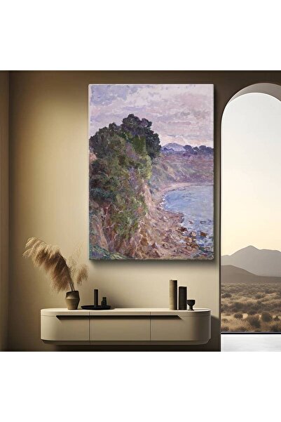 gurbaart Claude Monet Sakin Sahil Deniz Manzarası Kanvas Modern Sanat Tablo R...
