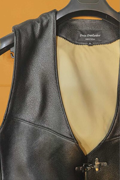 Dein DasLeder Genuine Leather Vest Biker Style