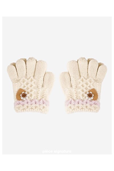 PIECE SIGNATURE 100% Acrylic Children's Gloves with Accessories (Age 3-6)
