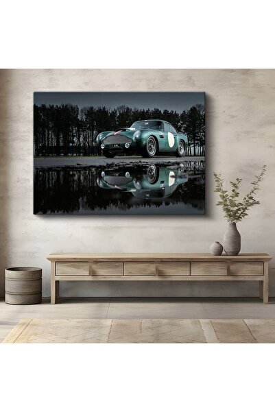 Generic Brand Aston Martin DB4 GT Tablou clasic pe pânză Pictură cu mașini de...