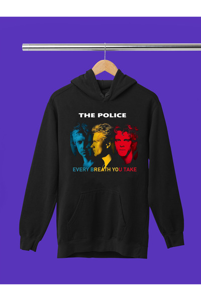 MAGORS سترة روك قطنية مطبوعة بأكمام طويلة من THE POLICE مبطن بالصوف مكونة من ...