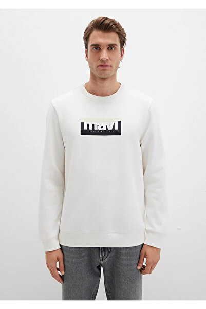 Mavi Off-White Men's Sweatshirt M0S10203-70057