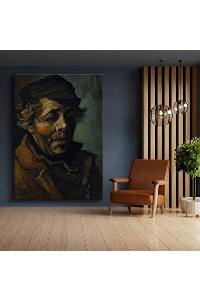 GülsenArt Vincent van Gogh Autoportret cu pălărie Artist Pictură pe pânză Pic...