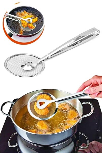 Funny Life Service Set Ladle Colander Steel Tong Colander Strainer Frying Oil Strainer Steel Egg Beater Wire