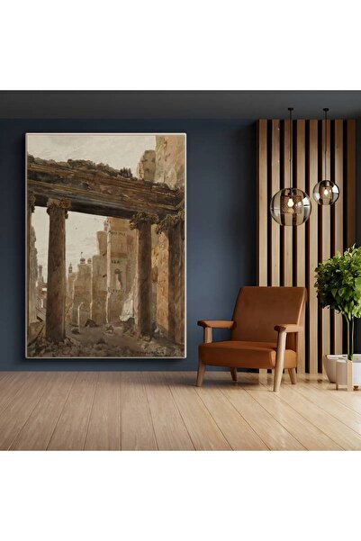 GülsenArt Ντέιβιντ Ρόμπερτς Αρχαίες Κολόνες Ιστορική Αρχιτεκτονική Ζωγραφική ...