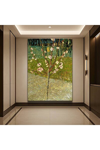 gurbaart Vincent van Gogh Çiçek Açan Badem Ağacı Kanvas Modern Sanat Tablo Re...