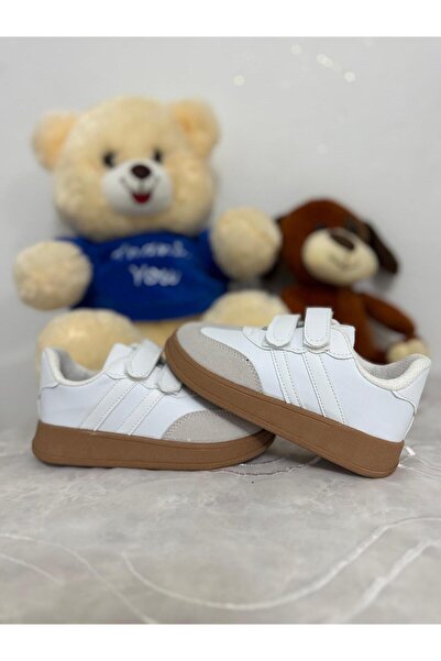 Parparastil MINISTEP bele unisex dečije sportske patike sa čičkom, udobne i m...