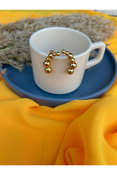 BLUVİA MİNİMAL TOPÇUK ÇELİK KÜPE