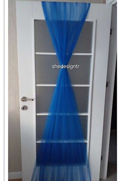 s'he design Hospital Room Elastic Door Tulle Cobalt Blue (Only Tulle)