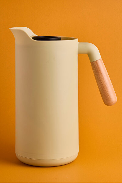 Perotti Lotus Nordic Bambu Saplı Cam Vakumlu Termos 1000 ml Yeşil