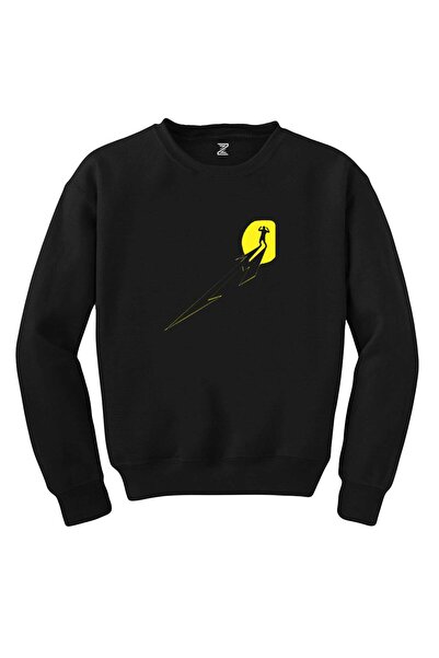 WAKHA ميتاليكا لوكس Æterna Man سويت شيرت أسود