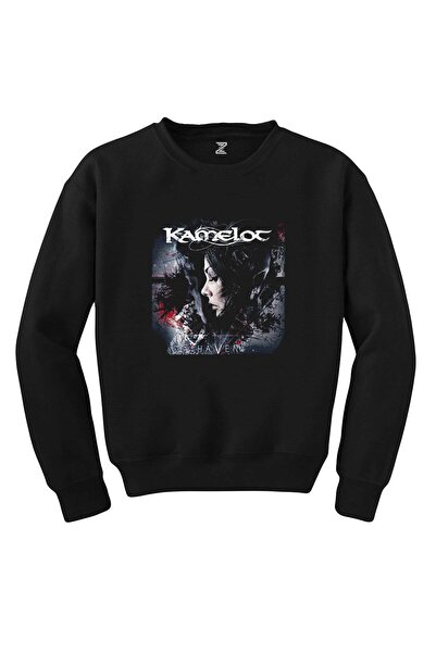 WAKHA كاميلوت هافن سويت شيرت أسود